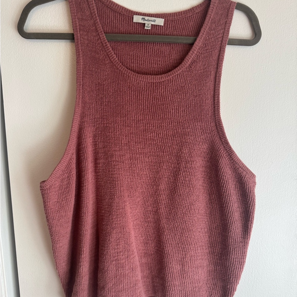 Madewell Dusty Rose Knit Tank Top